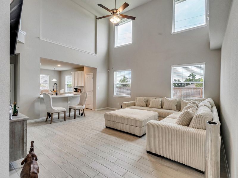 Furnished interior view inside a new home in Park Lakes East, Humble (Image 4).