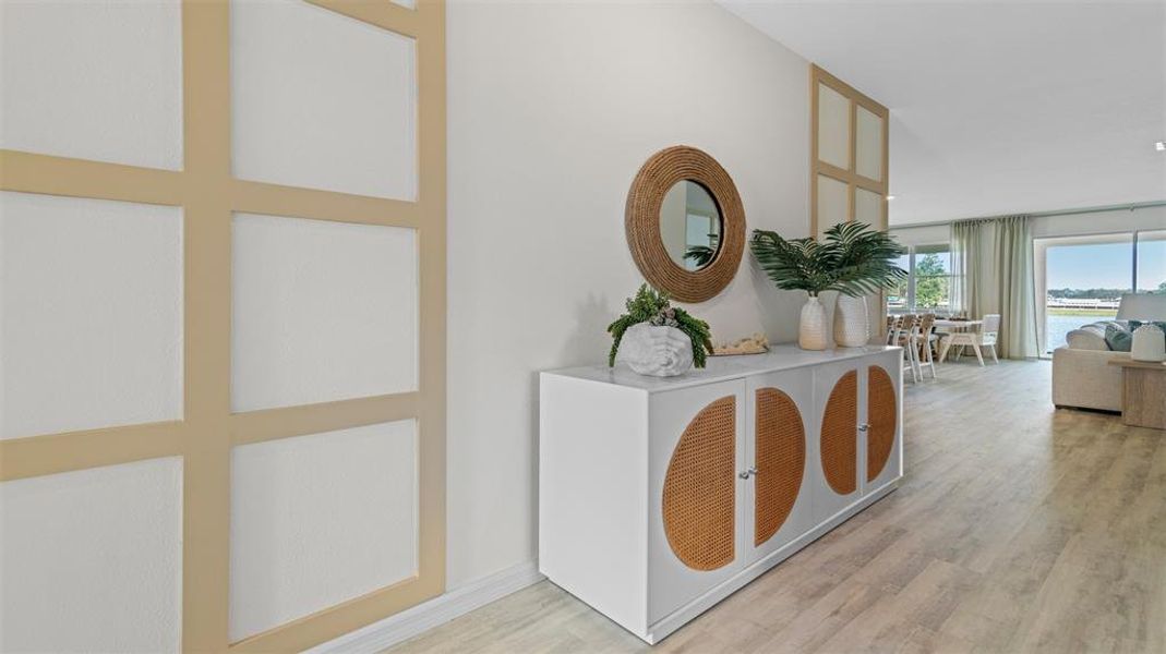 Furnished interior view inside a new home in Archers Mill, Ormond Beach (Image 40).