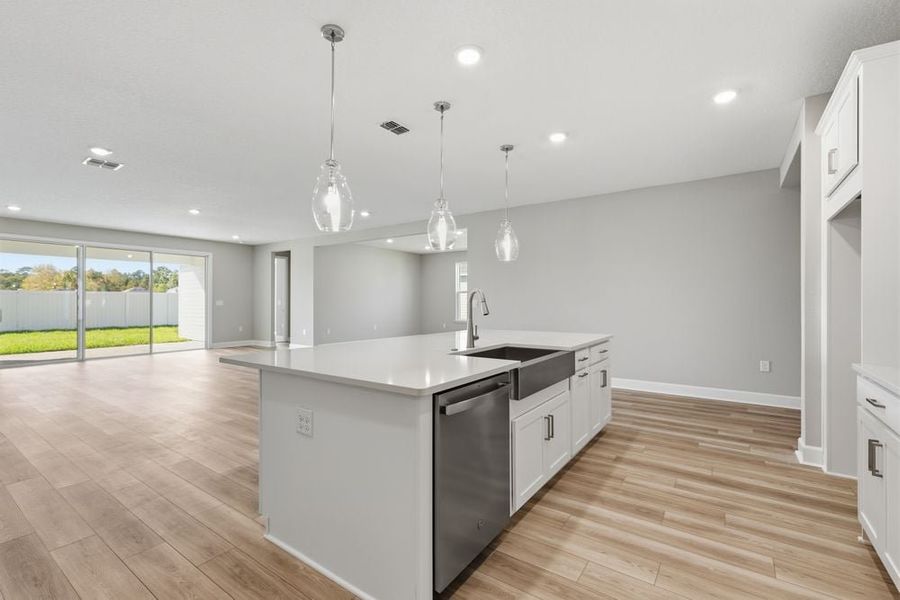 Representative furnished interior of a home built from the Sanibel by Taylor Morrison in Headwaters at Lofton Creek, Yulee (Image 7).