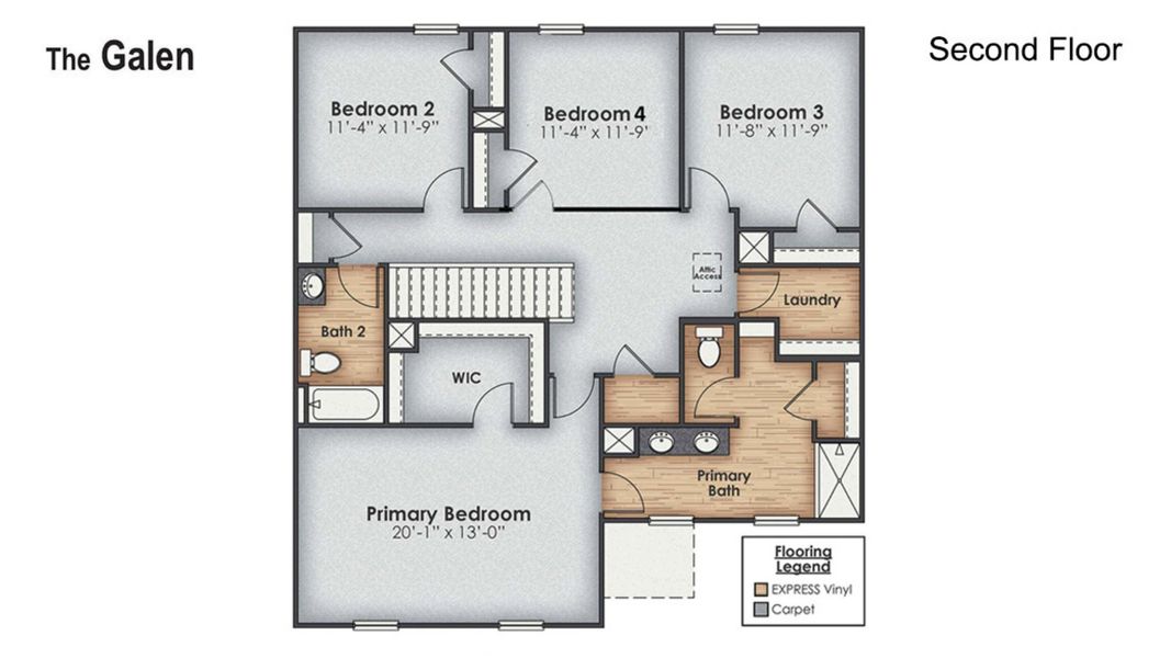 2D floor plan layout of this home in Driftwood, Richlands, NC (Image 4). 2D floor plan layout of this home in Driftwood, Richlands, NC (Image 4).