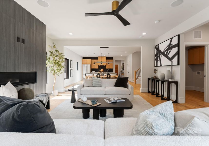 Furnished interior view inside a new home in , Charlotte (Image 32).