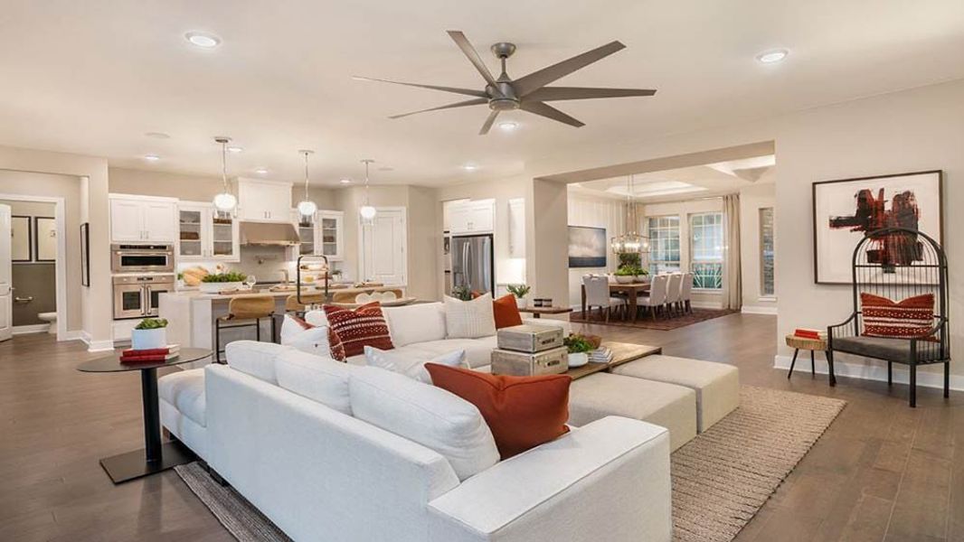 Representative furnished interior of a home built from the Bonita by Taylor Morrison in Avalon at Friendswood, Friendswood (Image 7).