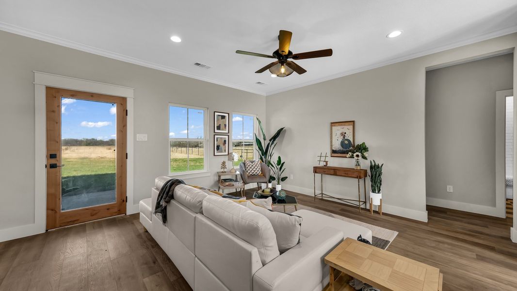 Representative furnished interior of a home built from the Lucas by Zeal Home Builders in Horizon Meadow Estates, Paradise (Image 43). Representative furnished interior of a home built from the Lucas by Zeal Home Builders in Horizon Meadow Estates, Paradise (Image 43).