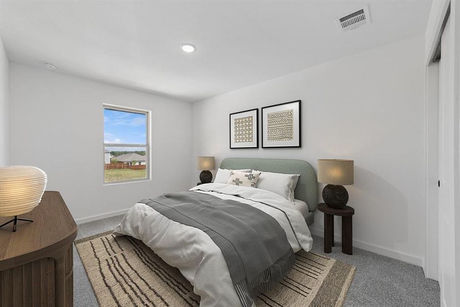 Furnished interior view inside a new home in Aspire at Noble Ridge, Howe (Image 7). Furnished interior view inside a new home in Aspire at Noble Ridge, Howe (Image 7).