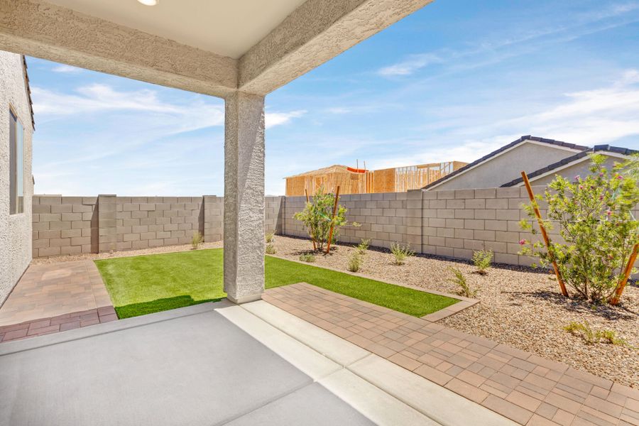 Exterior details and patio area of a home in Blackhawk, Tucson (Image 8). Exterior details and patio area of a home in Blackhawk, Tucson (Image 8).