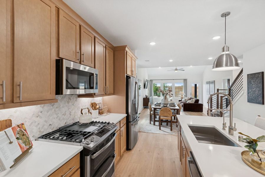 Furnished interior view inside a new home in Wildrye, Waller (Image 8).