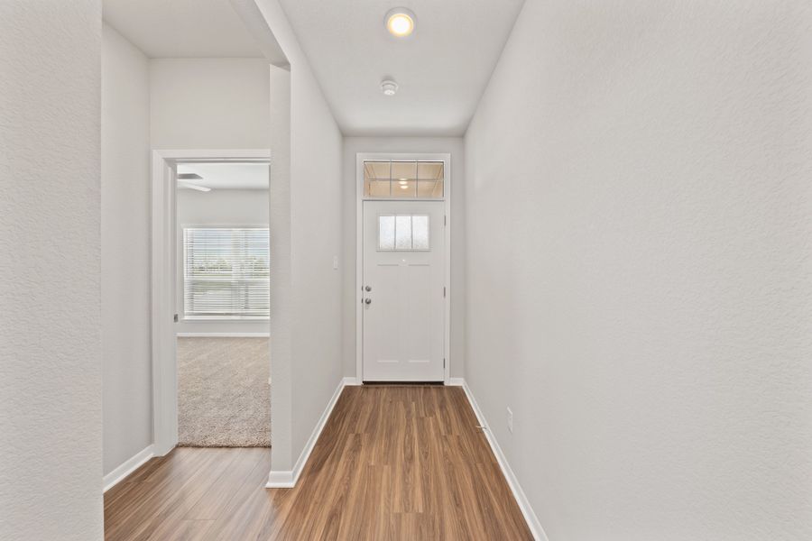 Representative unfurnished interior of a home built from the Denver by Omega Builders in Southern Pointe, College Station (Image 14). Representative unfurnished interior of a home built from the Denver by Omega Builders in Southern Pointe, College Station (Image 14).