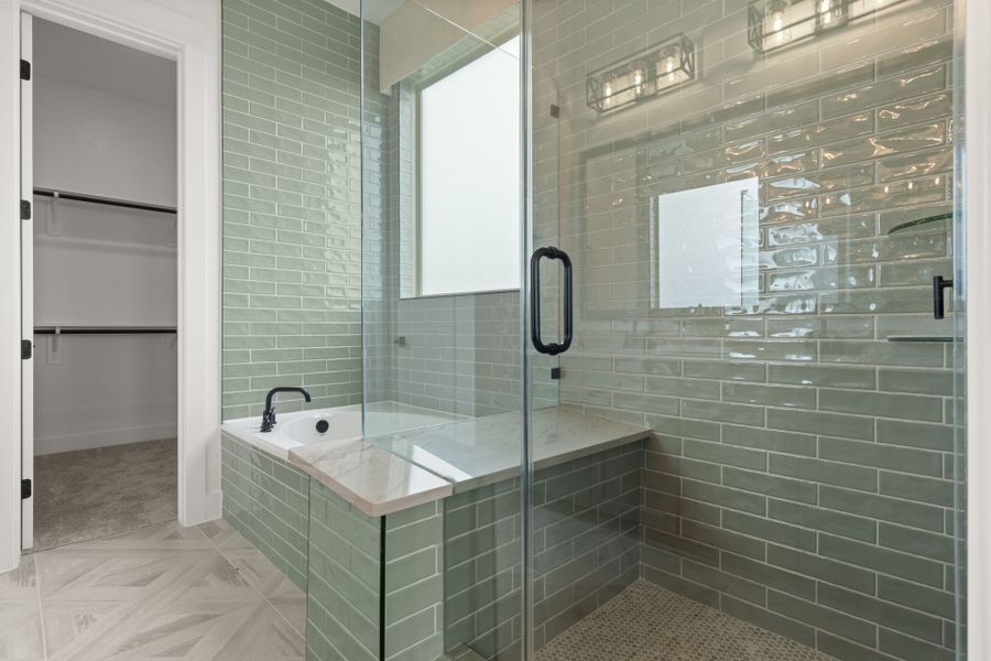 Furnished interior view inside a new home in Whitewing Trails, Princeton (Image 5).