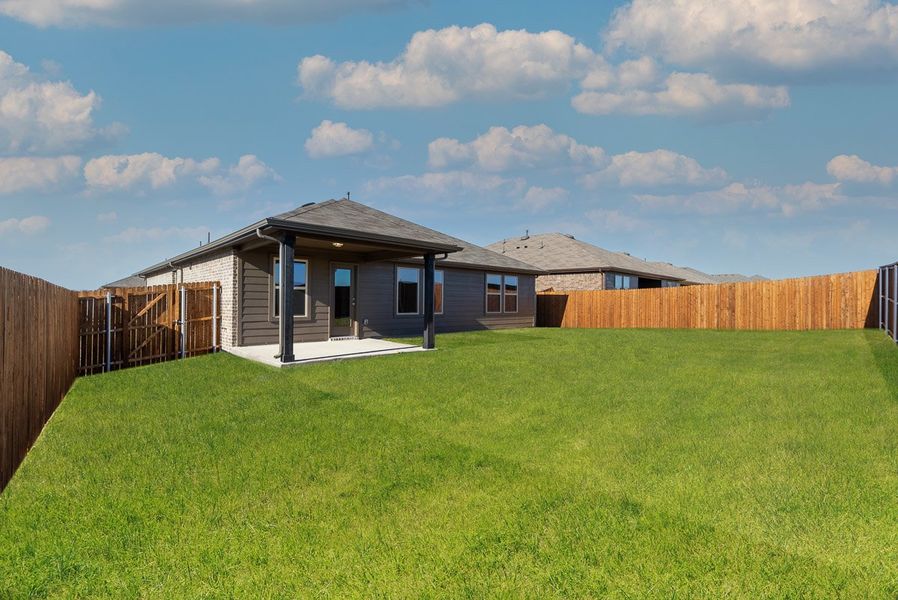 Representative exterior details of a home built from the Allegheny by Beazer Homes in Stark Farms, Denton (Image 3). Representative exterior details of a home built from the Allegheny by Beazer Homes in Stark Farms, Denton (Image 3).