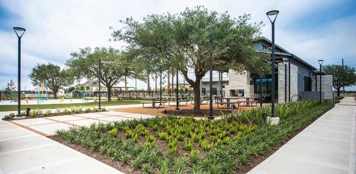 Front exterior of a new home in Candela 40', Richmond, TX, highlighting curb appeal (Image 9).