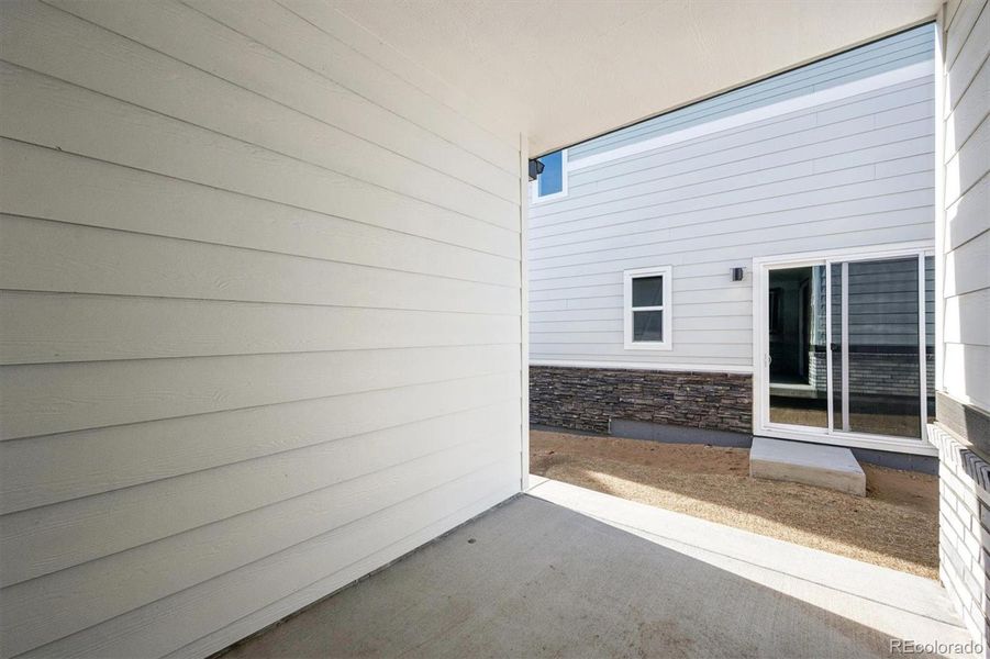 Exterior details and patio area of a home in Windler, Aurora (Image 3).