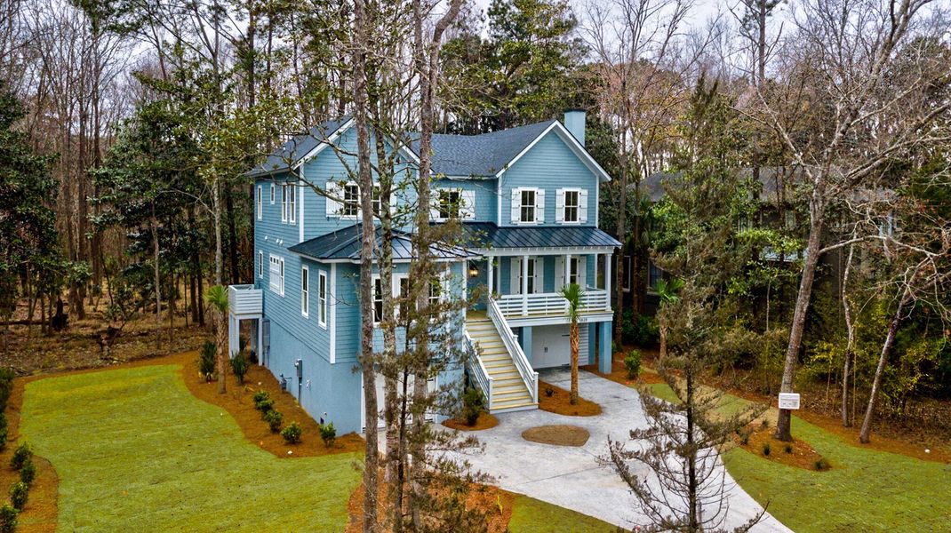 Front exterior of a new home in , Johns Island, SC, highlighting curb appeal (Image 2). Front exterior of a new home in , Johns Island, SC, highlighting curb appeal (Image 2).