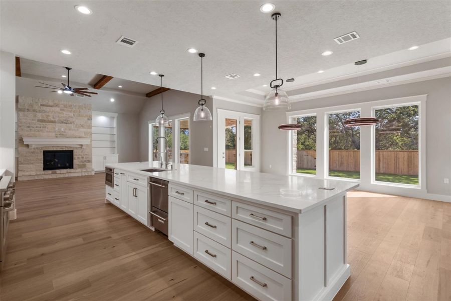 Furnished interior view inside a new home in , College Station (Image 9).
