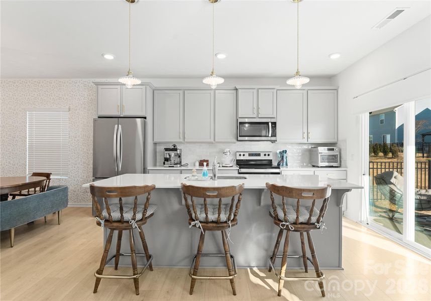 Furnished interior view inside a new home in Scotch Meadows, Monroe (Image 14).