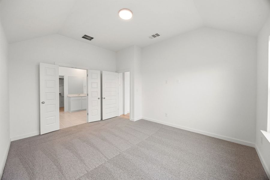 Representative unfurnished interior of a home built from the Brazos | Prairie Winds by Trophy Signature Homes in Prairie Winds, Hutto (Image 21).
