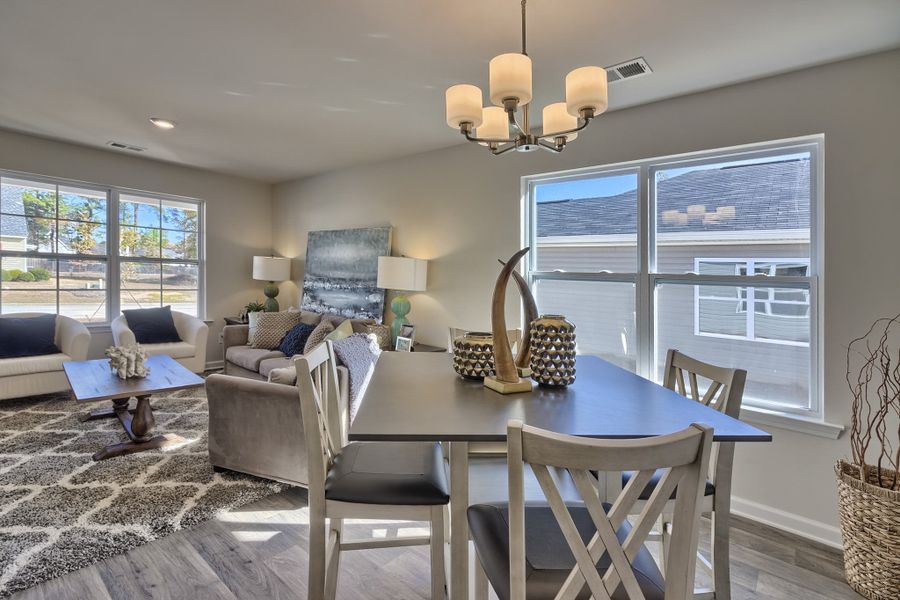 Representative furnished interior of a home built from the Dogwood A by McGuinn Homes in Reserves at Mill Creek, Columbia (Image 8).