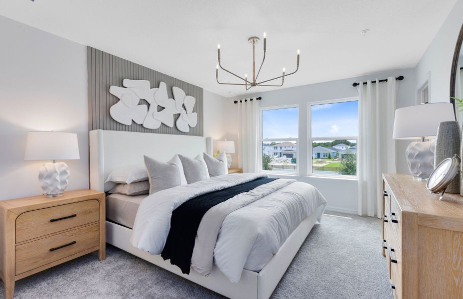 Furnished interior view inside a new home in Sunrise Estates, West Melbourne (Image 8).