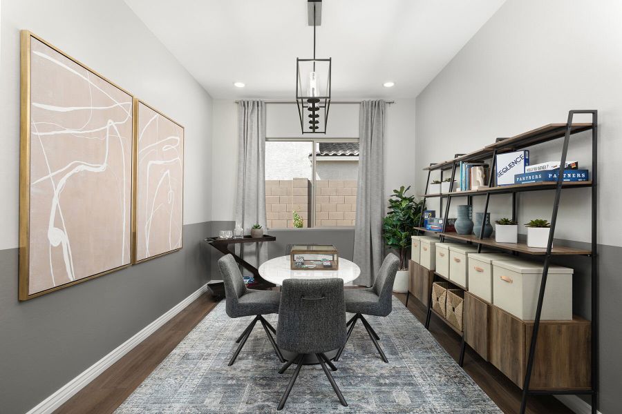 Representative furnished interior of a home built from the Harbor by Mattamy Homes in Miravida, Surprise (Image 11).