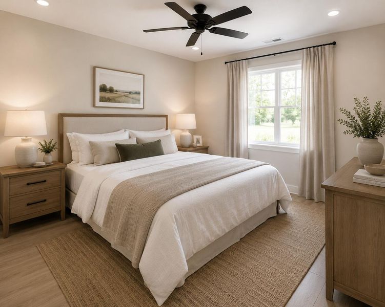 Furnished interior view inside a new home in , Holly Hill (Image 7). Furnished interior view inside a new home in , Holly Hill (Image 7).