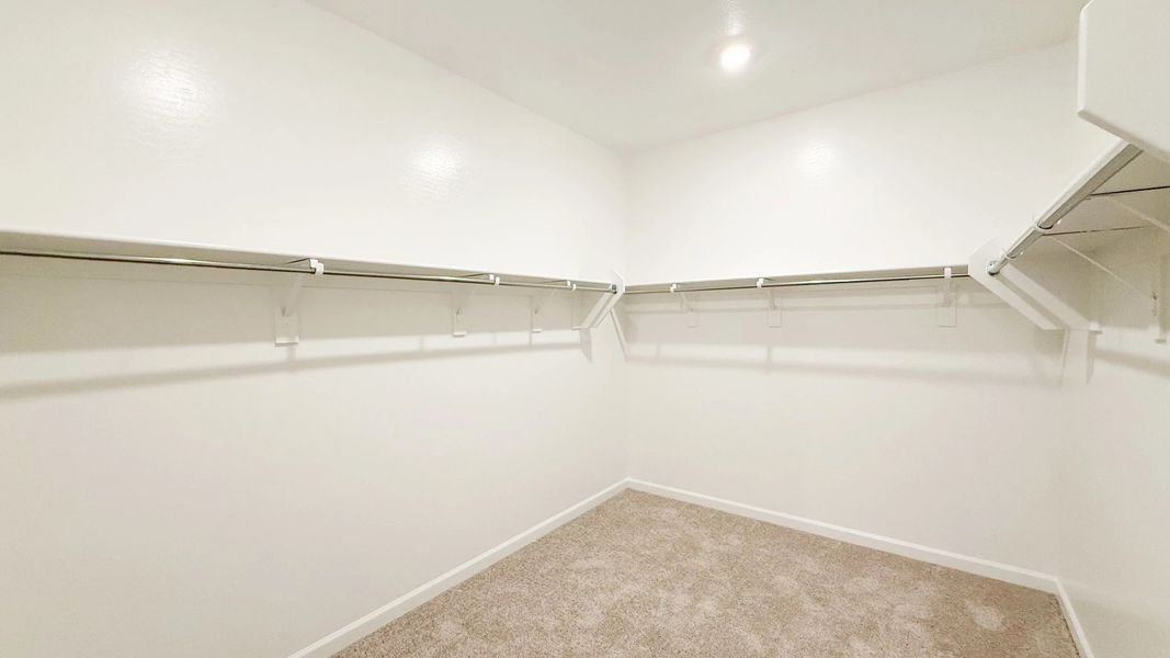 Primary walk in closet
