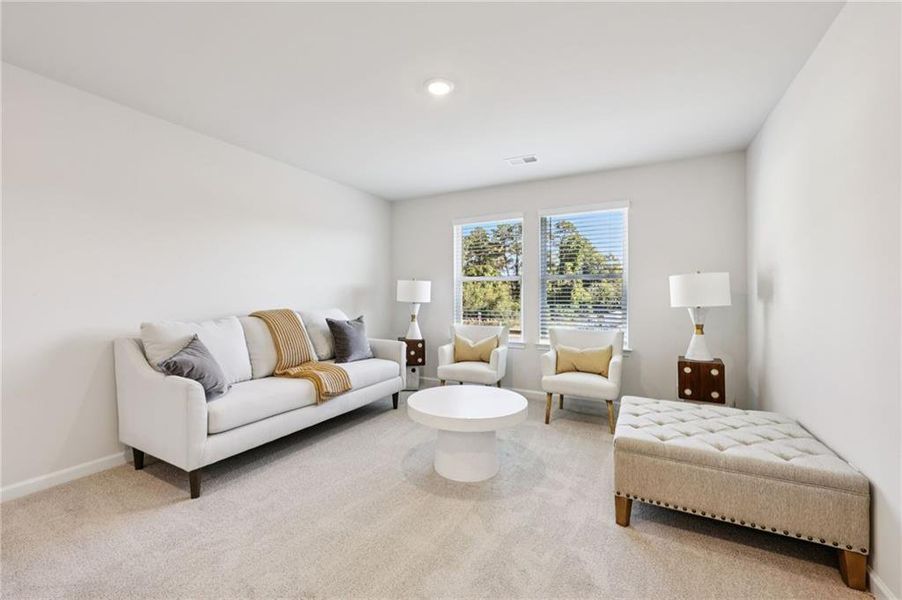 Furnished interior view inside a new home in Westmont Preserve, Powder Springs (Image 15).