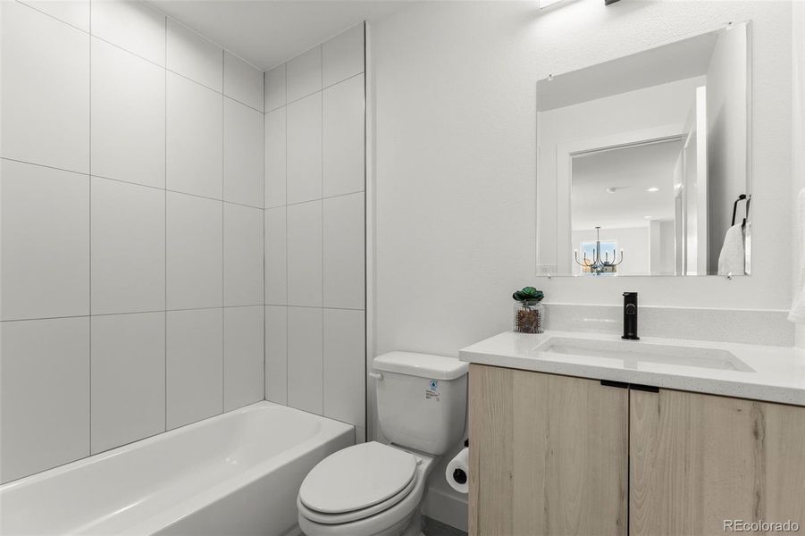 Furnished interior view inside a new home in , Denver (Image 19).