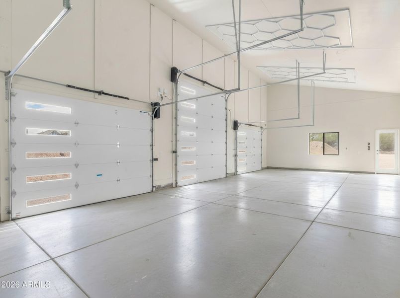 Inside the detached garage Inside the detached garage