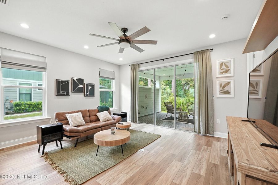 Furnished interior view inside a new home in , Jacksonville (Image 10).