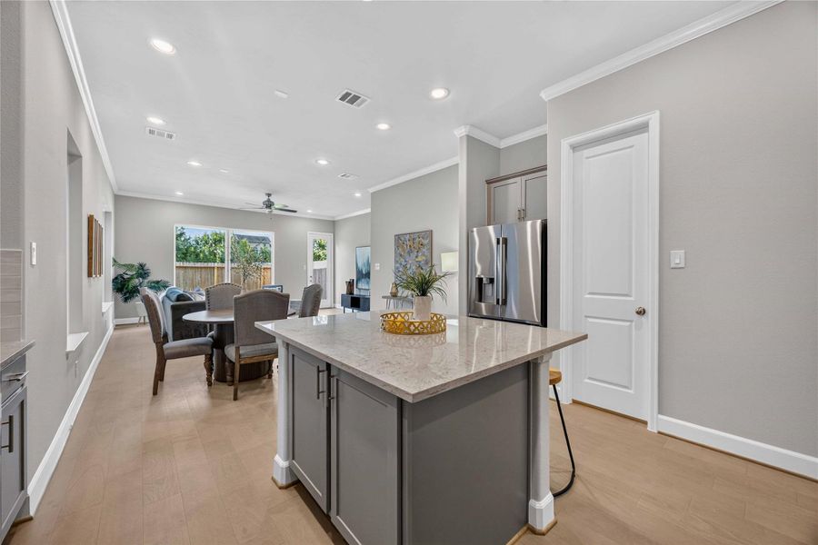 Furnished interior view inside a new home in , Houston (Image 26).