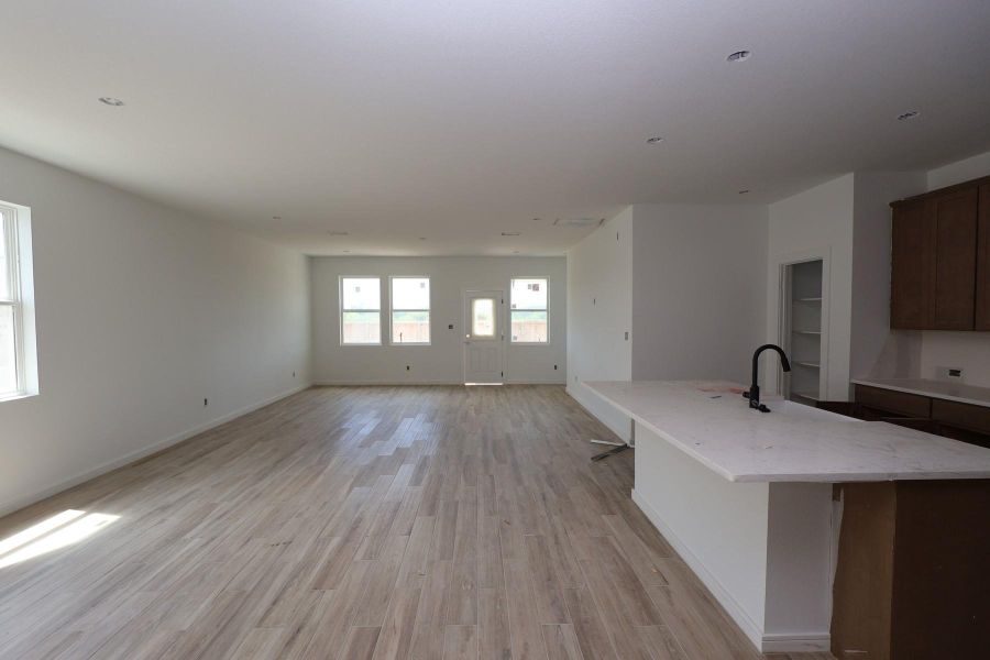 Dining area and great room - still under construction!