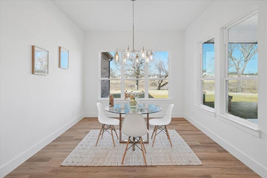 Furnished interior view inside a new home in , Azle (Image 20).