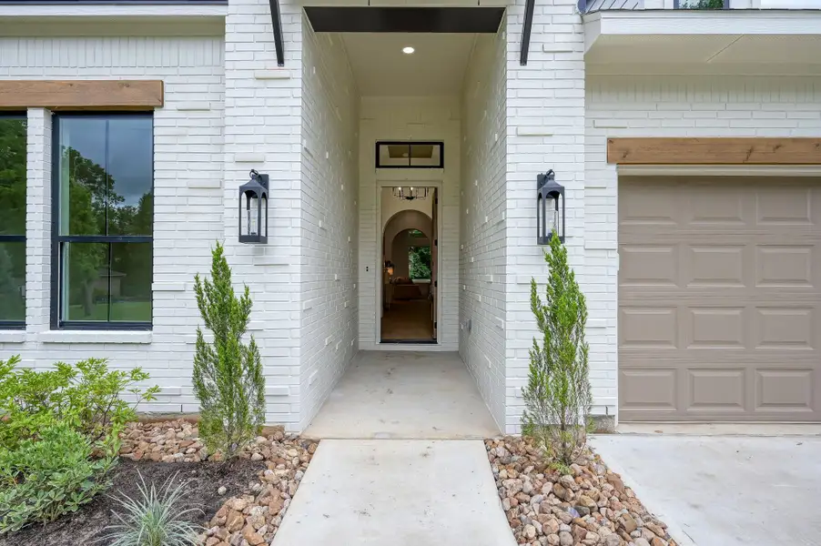 Notice the exquisite brick detail & cedar accents Notice the exquisite brick detail & cedar accents
