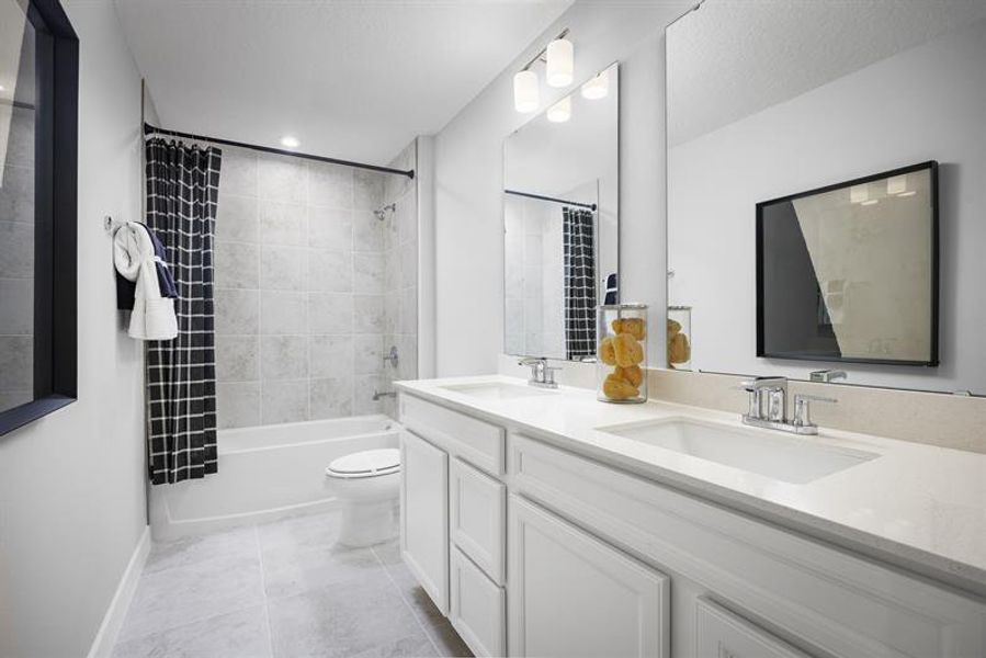 Representative furnished interior of a home built from the Serena by Ryan Homes in Cedar Landings, Leesburg (Image 17).