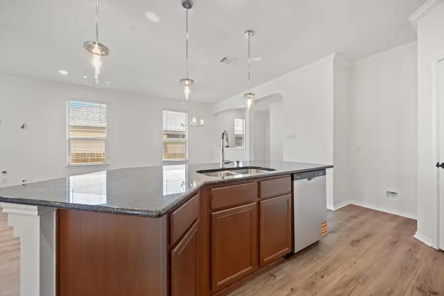 Furnished interior view inside a new home in Overlook Ranch, Georgetown (Image 8). Furnished interior view inside a new home in Overlook Ranch, Georgetown (Image 8).