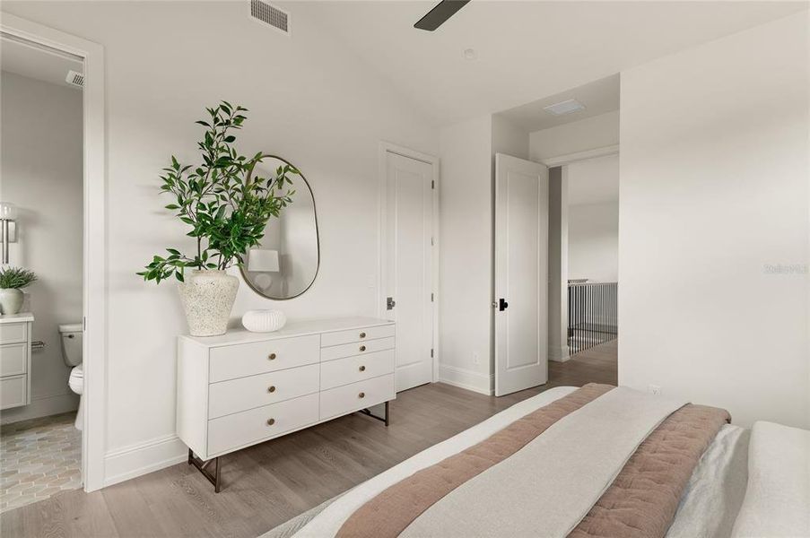 Furnished interior view inside a new home in , Orlando (Image 60).