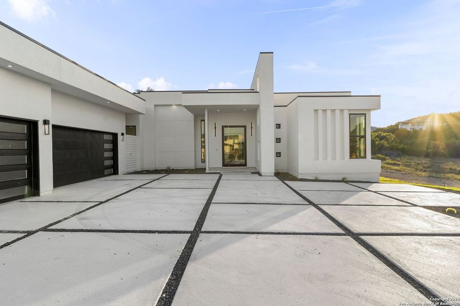 Front exterior of a new home in , San Antonio, TX, highlighting curb appeal (Image 23). Front exterior of a new home in , San Antonio, TX, highlighting curb appeal (Image 23).