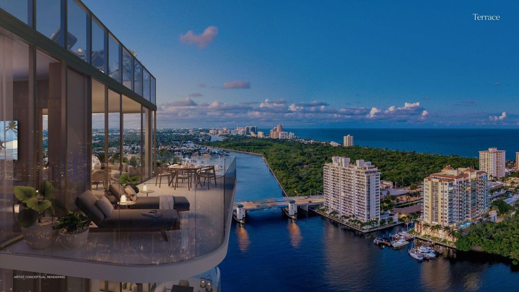 Condo located in Fort Lauderdale, FL showcasing its design and architecture (Image 9).