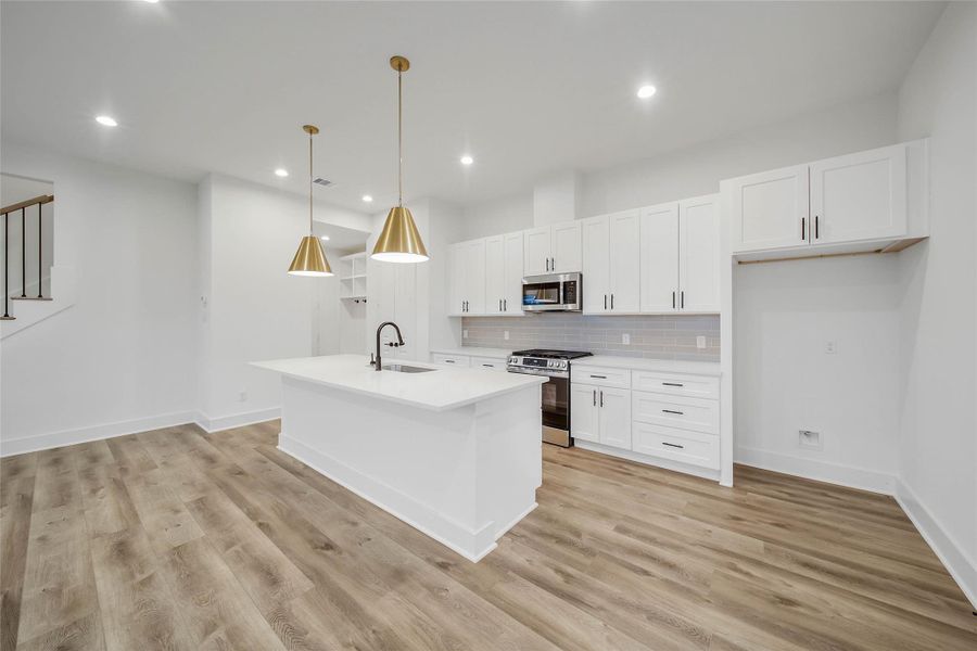 Furnished interior view inside a new home in , Houston (Image 13).