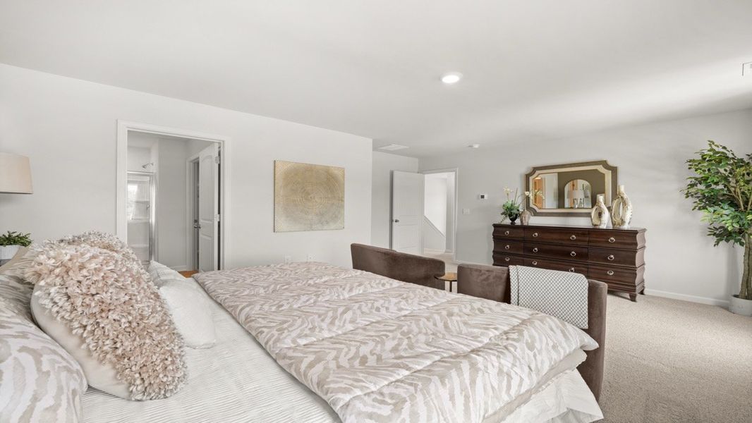 Representative furnished interior of a home built from the BELHAVEN by D.R. Horton in Pointe Park, Union City (Image 33).