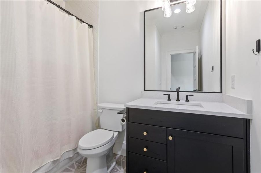 Furnished interior view inside a new home in , Milton (Image 79).