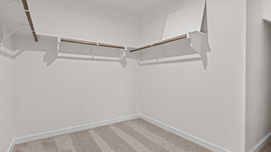 Representative unfurnished interior of a home built from the ROSEMONT by D.R. Horton in Homestead at Parks Bell Ranch, Odessa (Image 17).