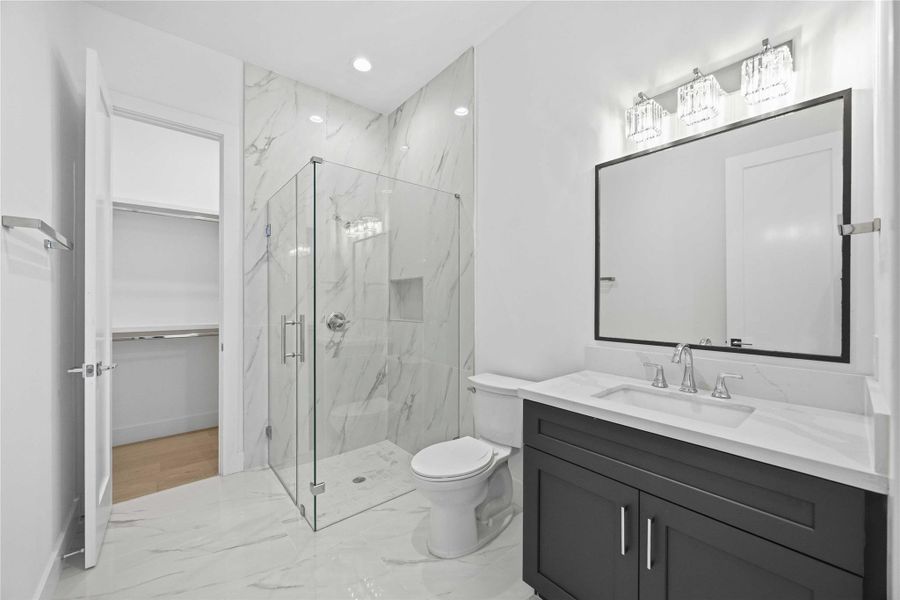 Furnished interior view inside a new home in , Houston (Image 18).