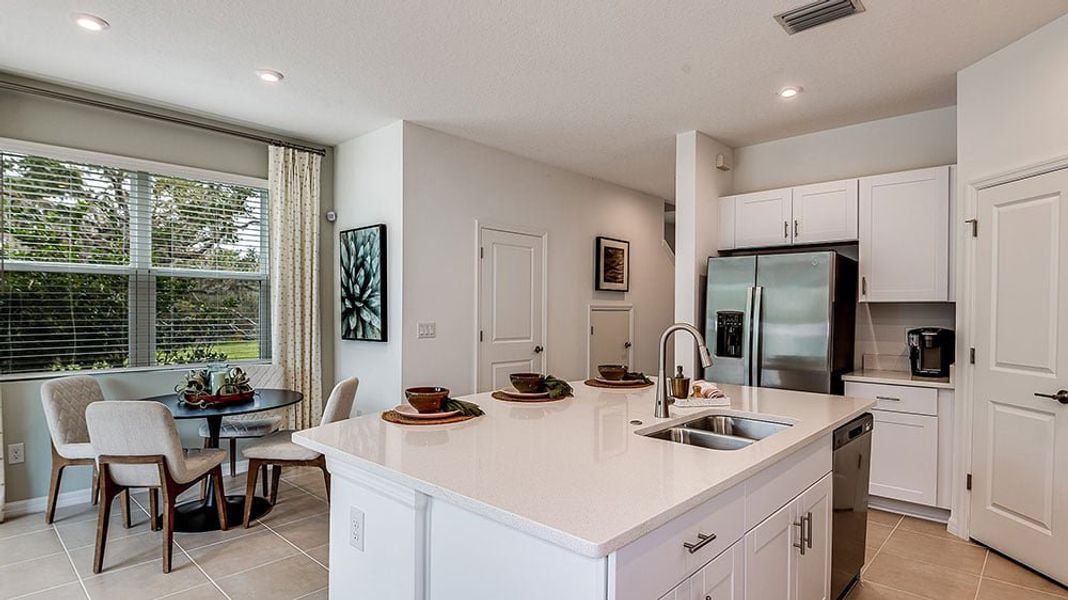 Representative furnished interior of a home built from the Marigold by Taylor Morrison in The Townhomes at Skye Ranch, Sarasota (Image 5).