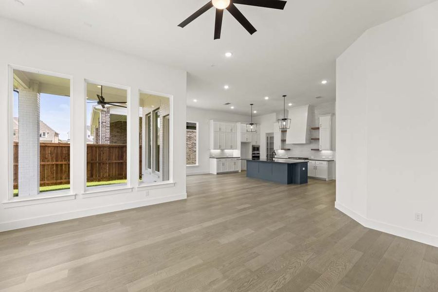 Representative unfurnished interior of a home built from the 5022 by Tradition Homes in Lakewood at Brookhollow – 60′ Lots, Prosper (Image 25).