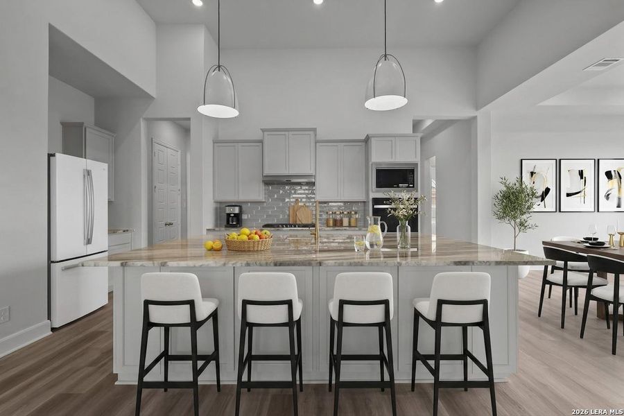Furnished interior view inside a new home in Homestead, Schertz (Image 18).