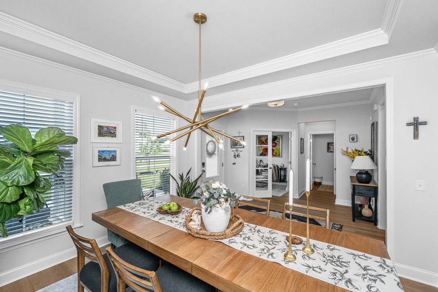 Furnished interior view inside a new home in Sea Island Preserve, Johns Island (Image 11).