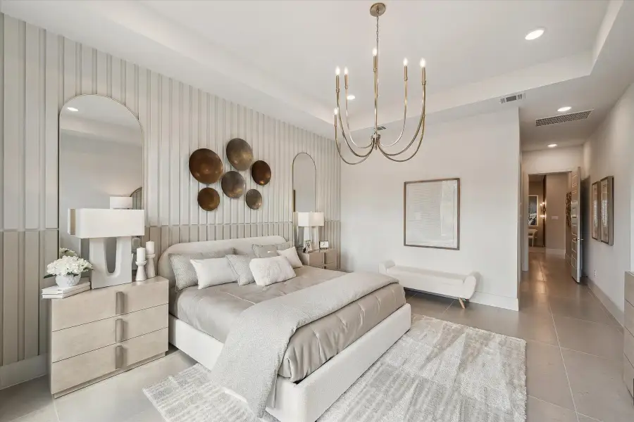 Furnished interior view inside a new home in ARTAVIA®, Conroe (Image 31).