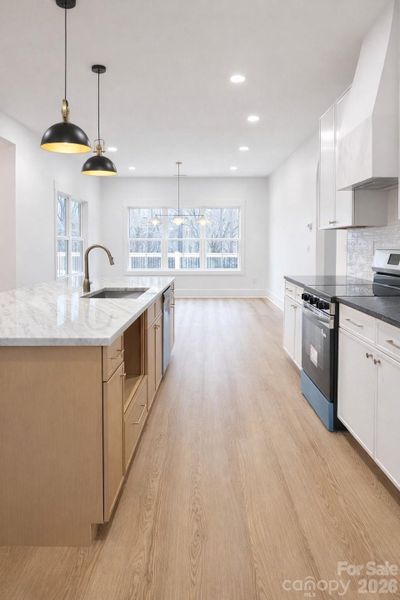 Furnished interior view inside a new home in , Clover (Image 8).
