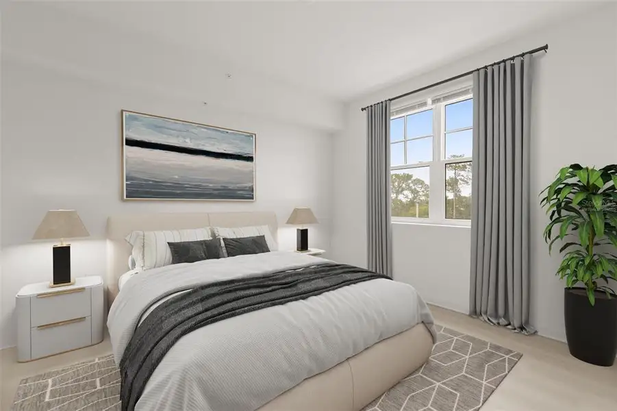 Furnished interior view inside a new home in , Orlando (Image 4).