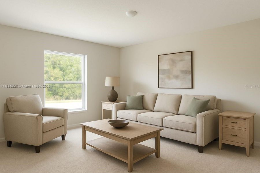 Furnished interior view inside a new home in , Lehigh Acres (Image 4). Furnished interior view inside a new home in , Lehigh Acres (Image 4).
